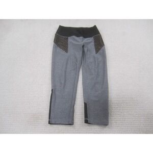 RBX Pants Womens Medium Gray Capri Yoga Activewear Spandex‎ Stretch Athletic